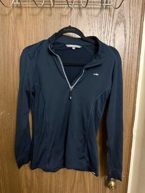 Schockemohle Thermal Navy Longsleeve With Sparkle Detail